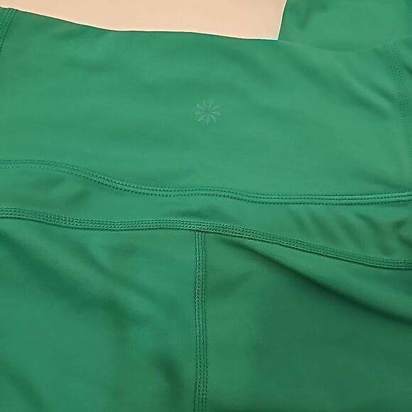 Athleta Contender Laser Cut  Tight jade green xs - Picture 9 of 11